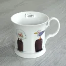Kaffeebecher / Teebecher / Kakaubecher Möwe auf Poller