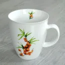 Kaffeebecher / Teebecher / Kakaubecher Sanddorn